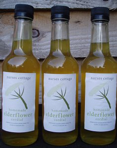  homemade Elderflower Cordial